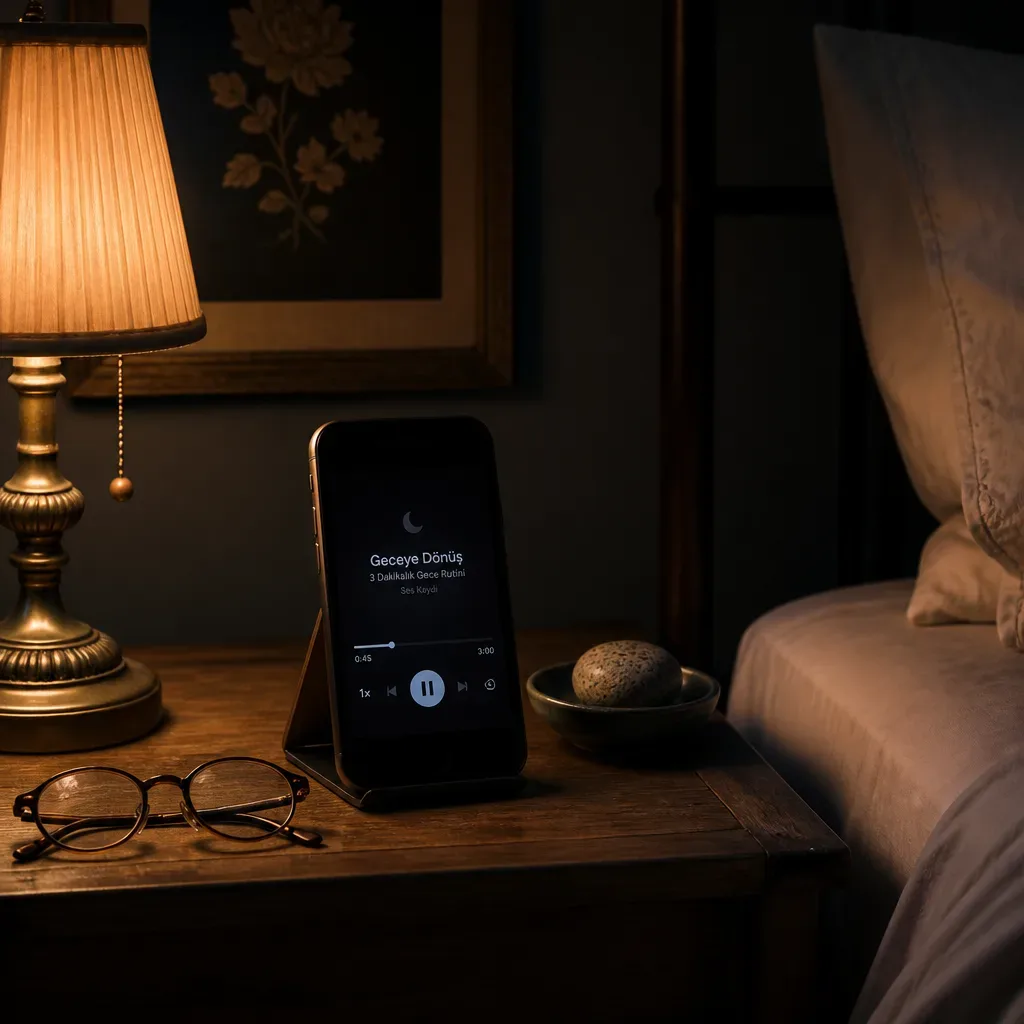 Telefonla dinlenen kısa gece ses kaydı