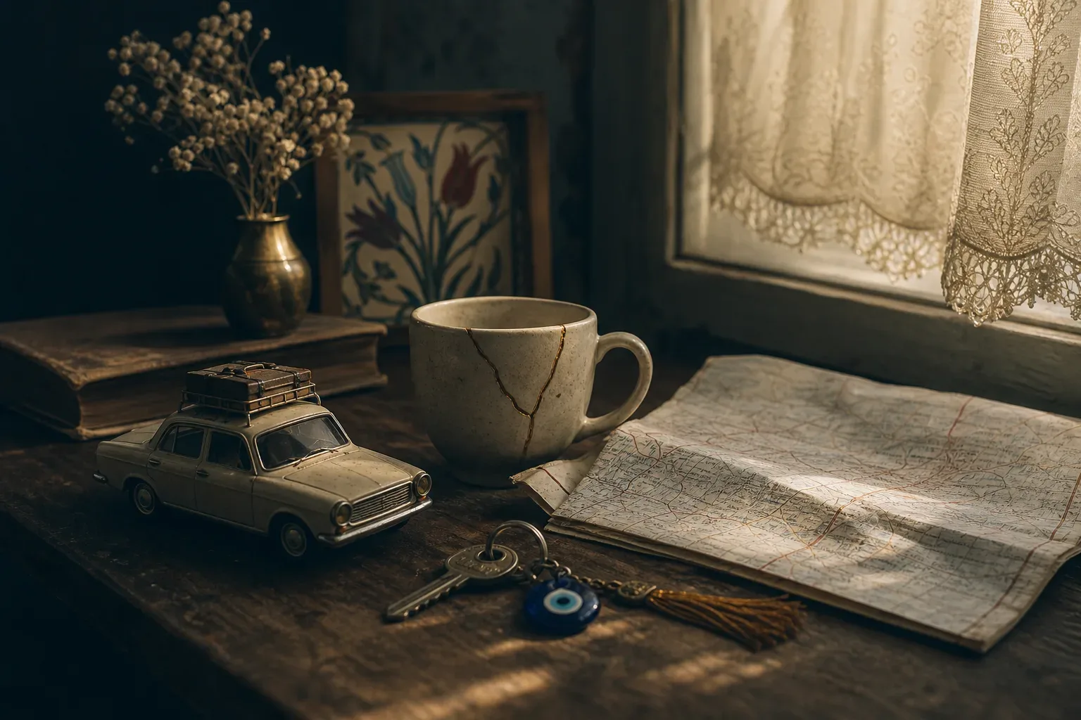 Symbolic still life: Rüyada araba kazası görmek
