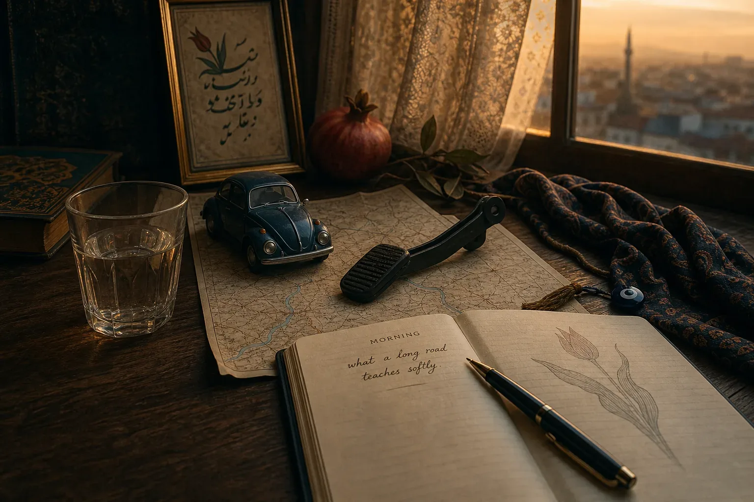 Symbolic still life: Rüyada arabanın freni tutmaması