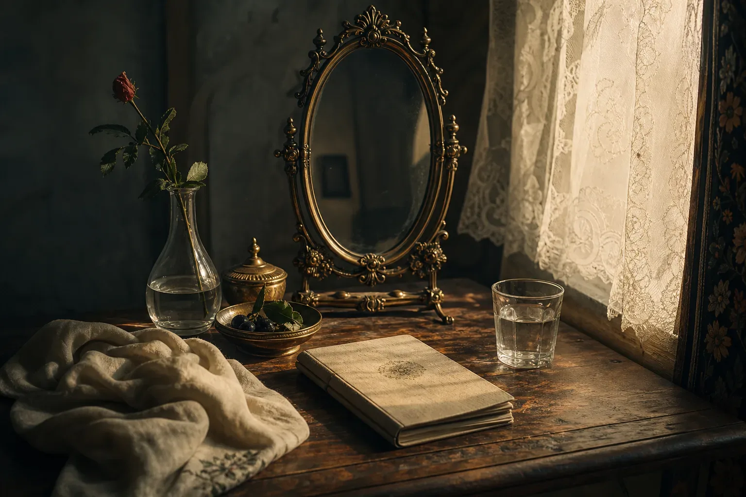 Symbolic still life: Rüyada ayna görmek