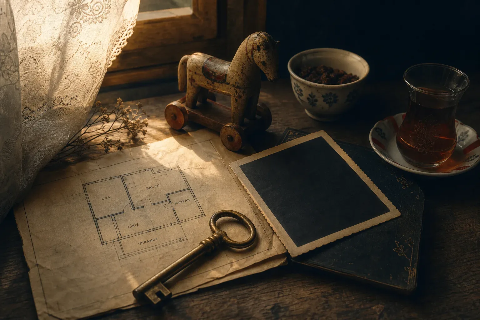 Symbolic still life: Rüyada çocukluk evini görmek