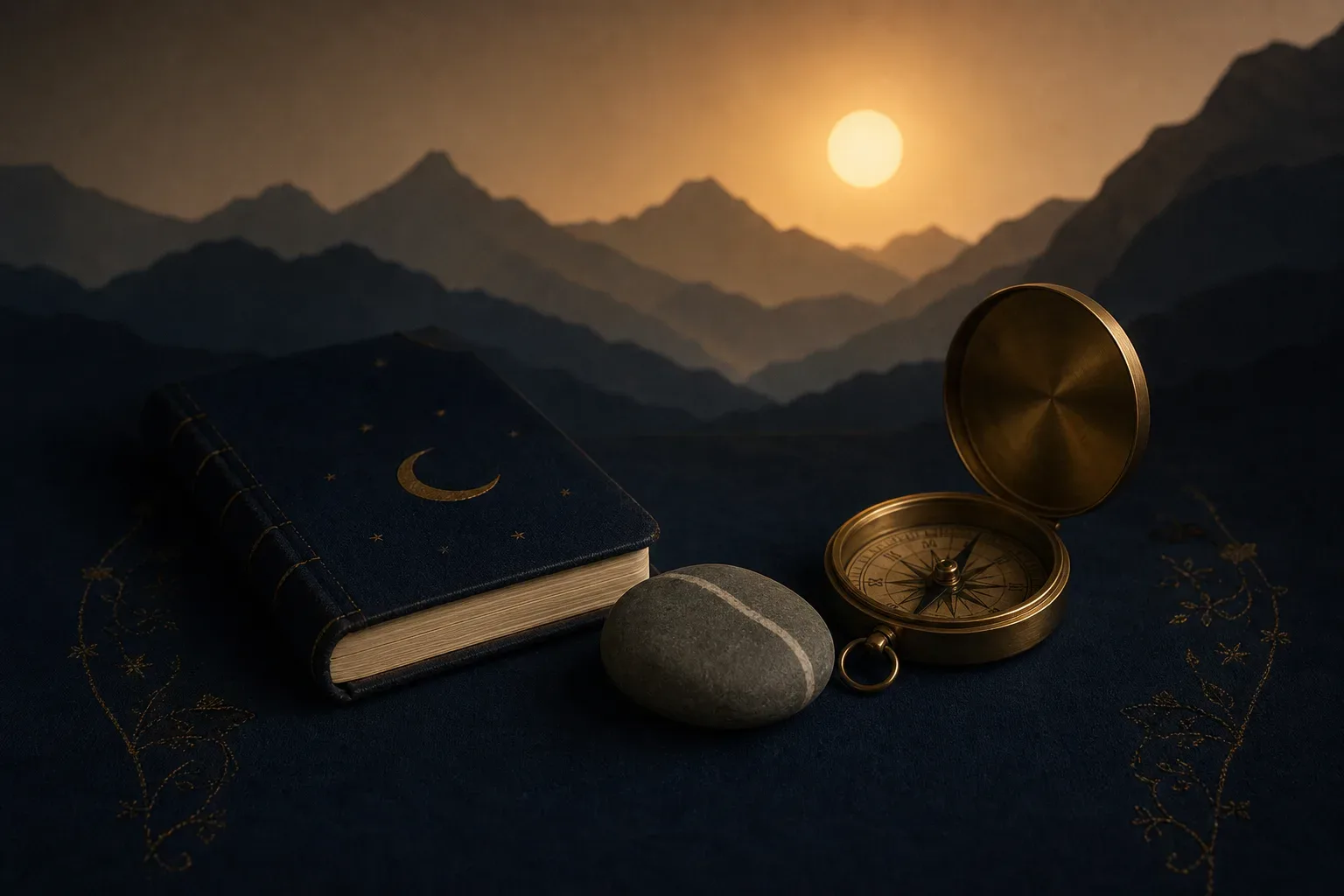 Symbolic still life: Rüyada dağ görmek