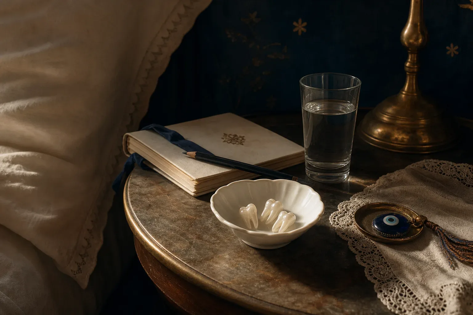 Symbolic still life: Rüyada diş dökülmesi