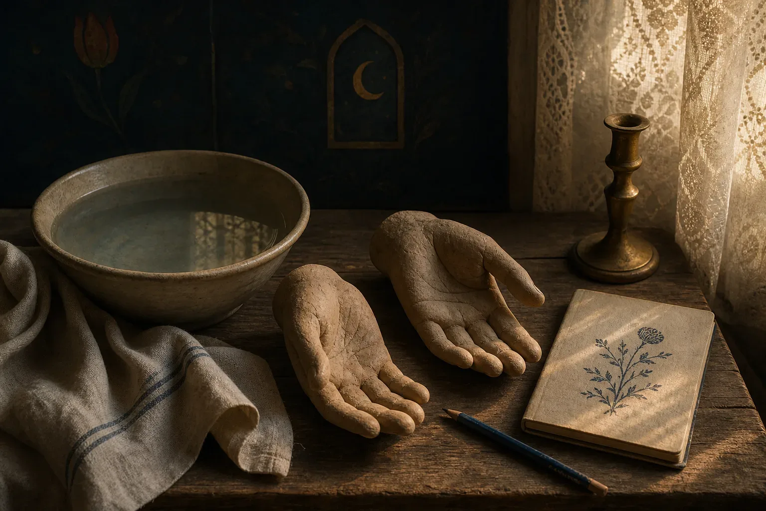 Symbolic still life: Rüyada el görmek