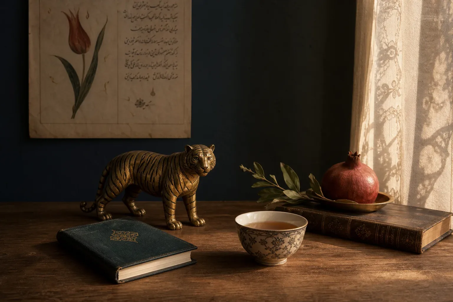Symbolic still life: Rüyada kaplan görmek