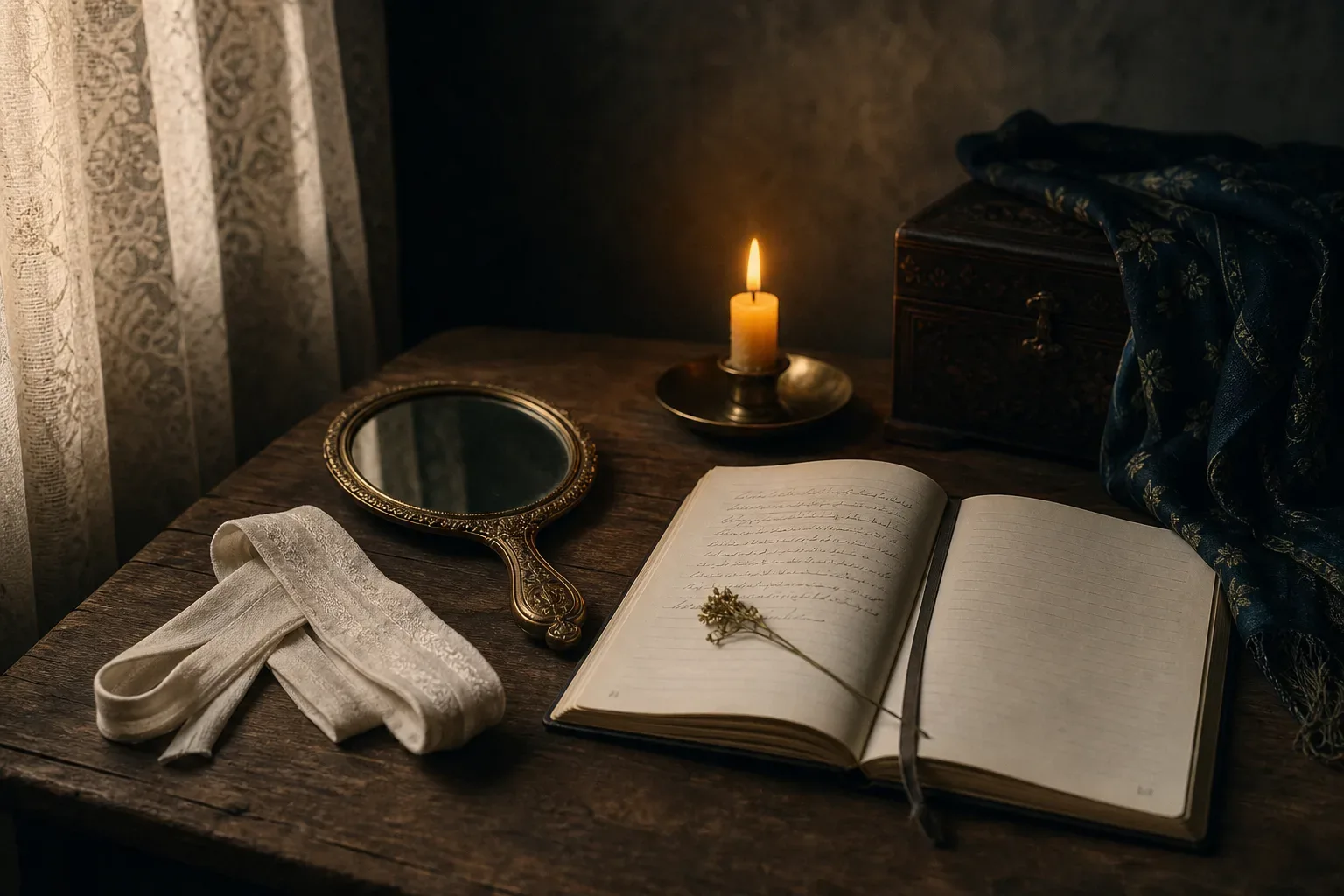 Symbolic still life: Rüyada kör olmak