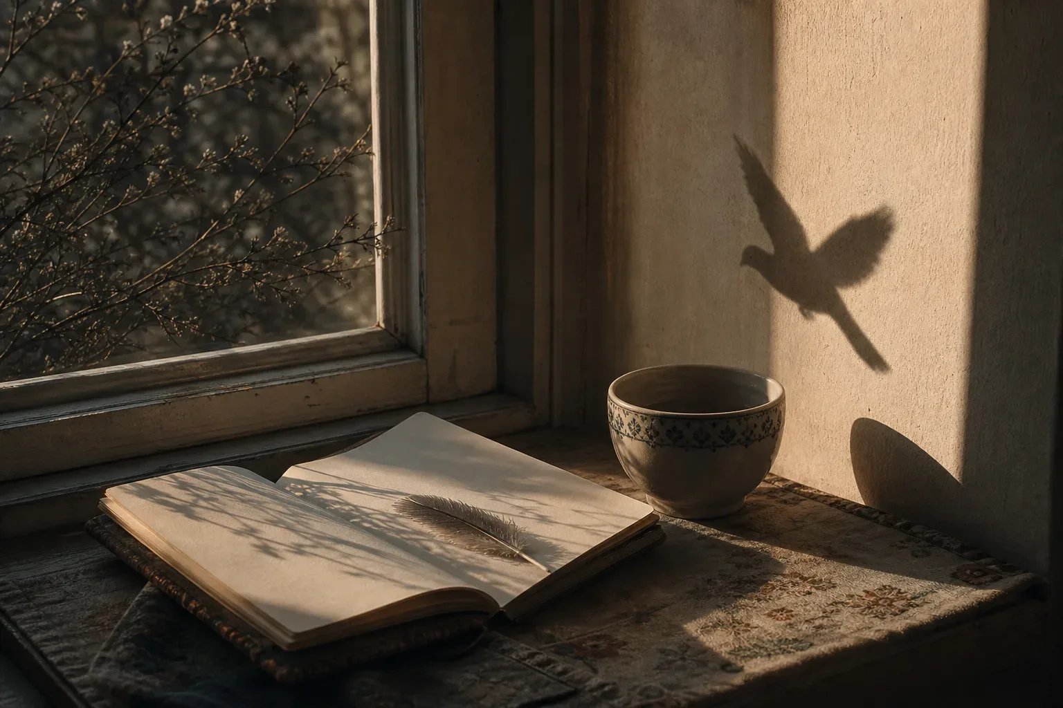 Symbolic still life: Rüyada kuş görmek