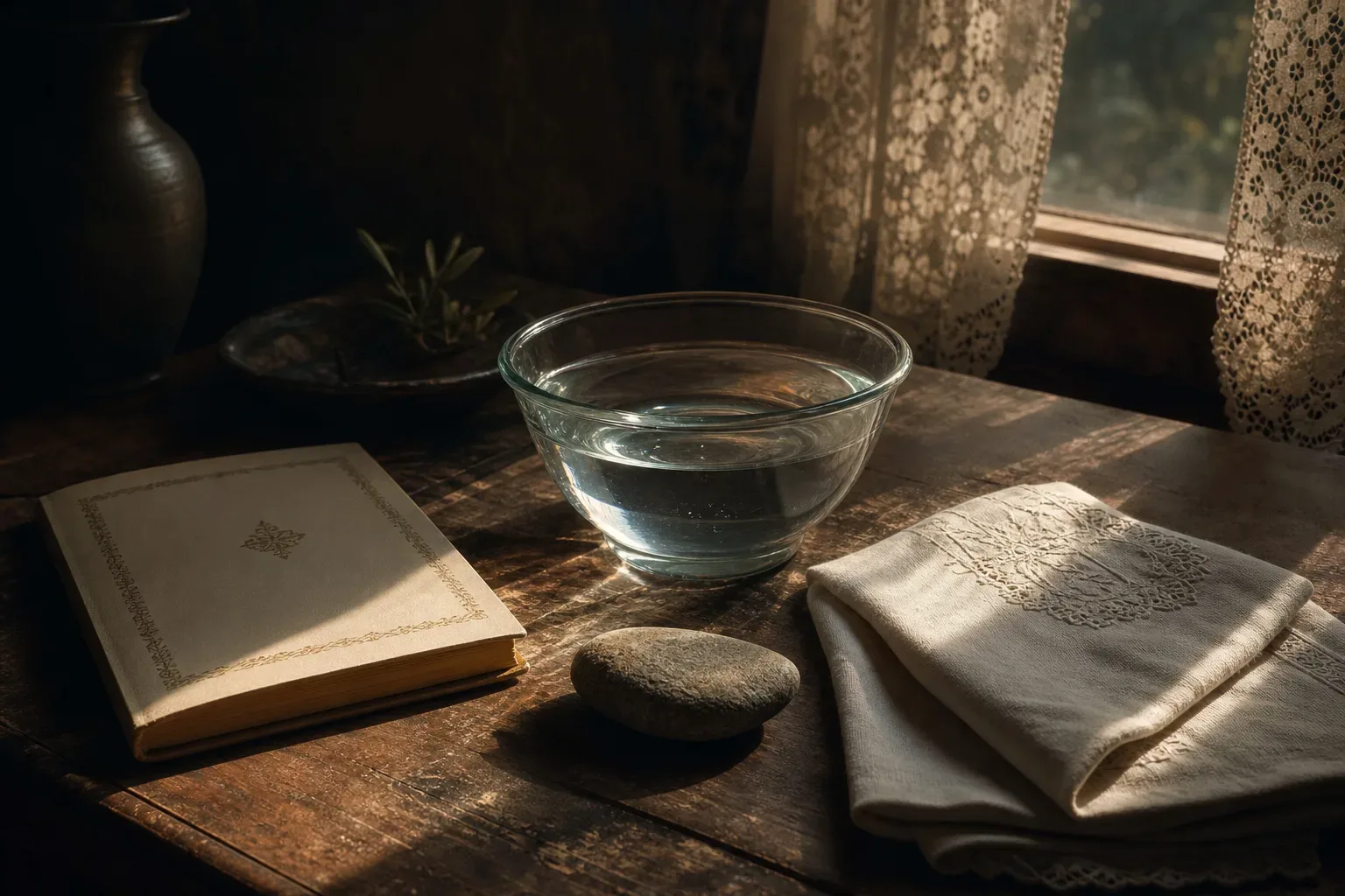 Symbolic still life: Rüyada su görmek