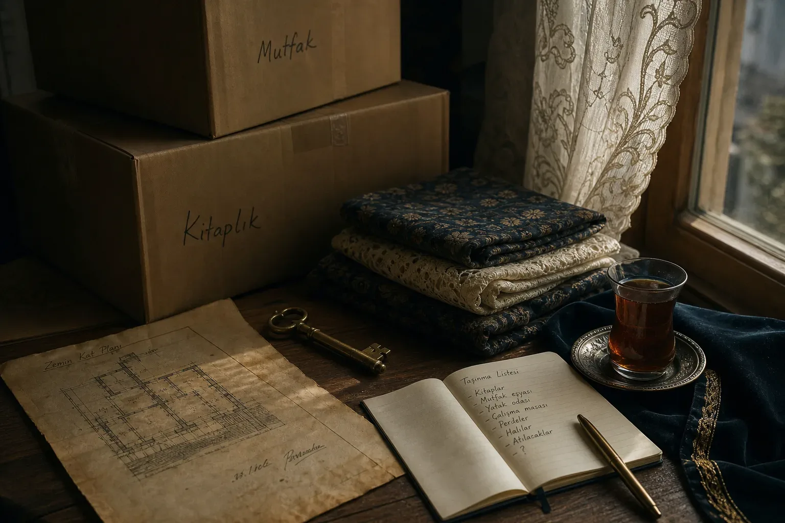 Symbolic still life: Rüyada taşınmak