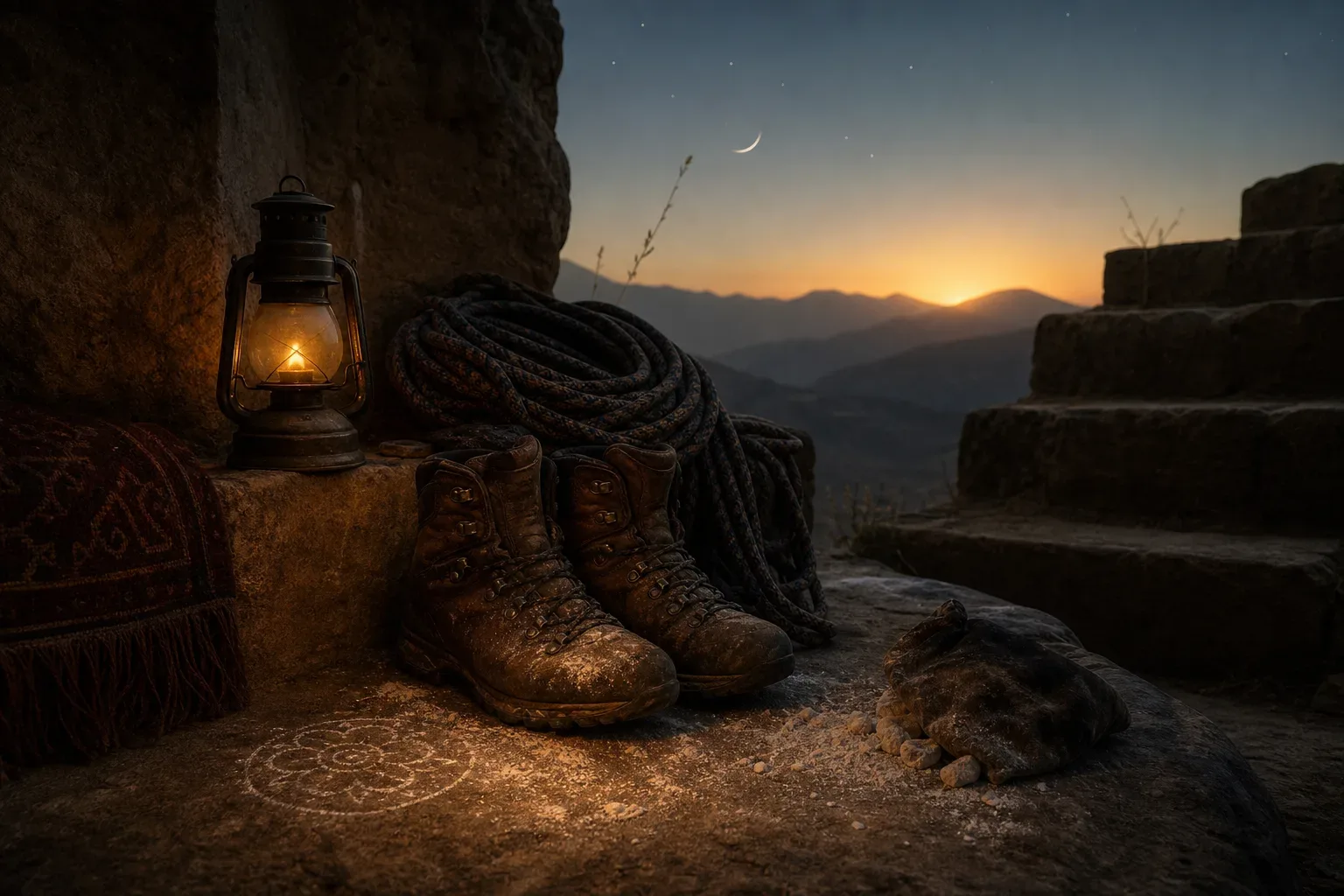 Symbolic still life: Rüyada tırmanmak