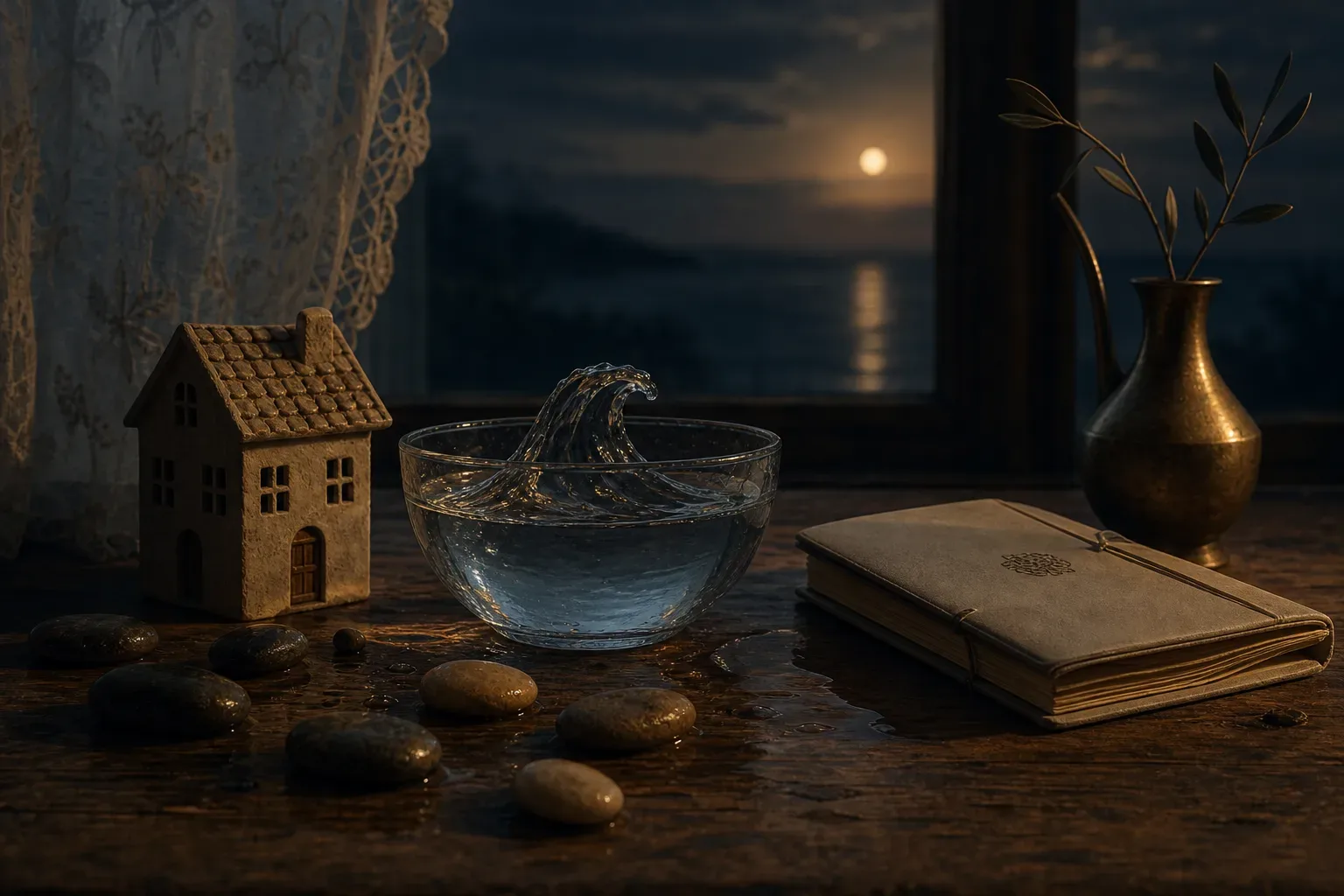 Symbolic still life: Rüyada tsunami görmek