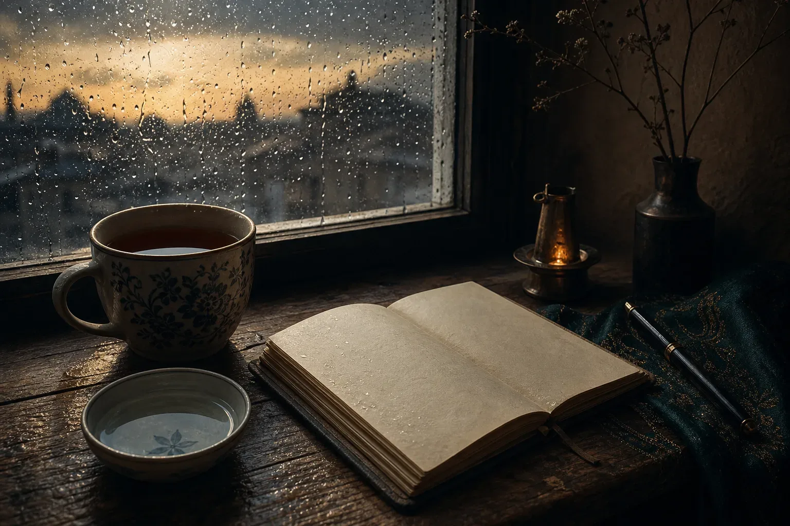 Symbolic still life: Rüyada yağmur görmek