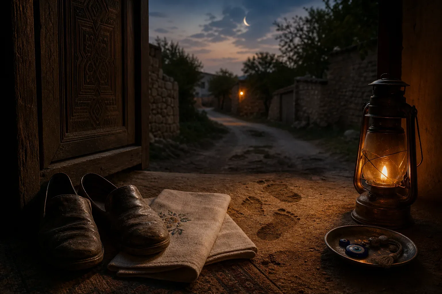 Symbolic still life: Rüyada yalınayak yürümek