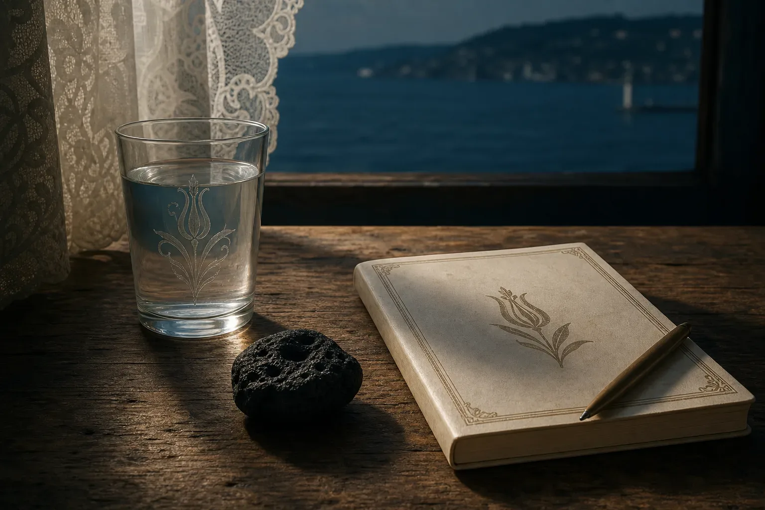 Symbolic still life: Rüyada yanardağ görmek