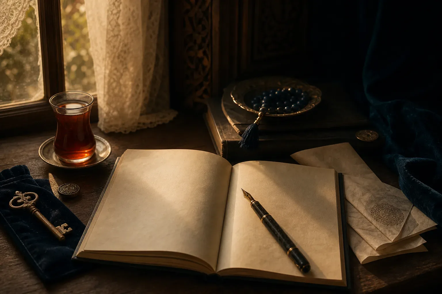 Symbolic still life: Rüyada yazı yazmak