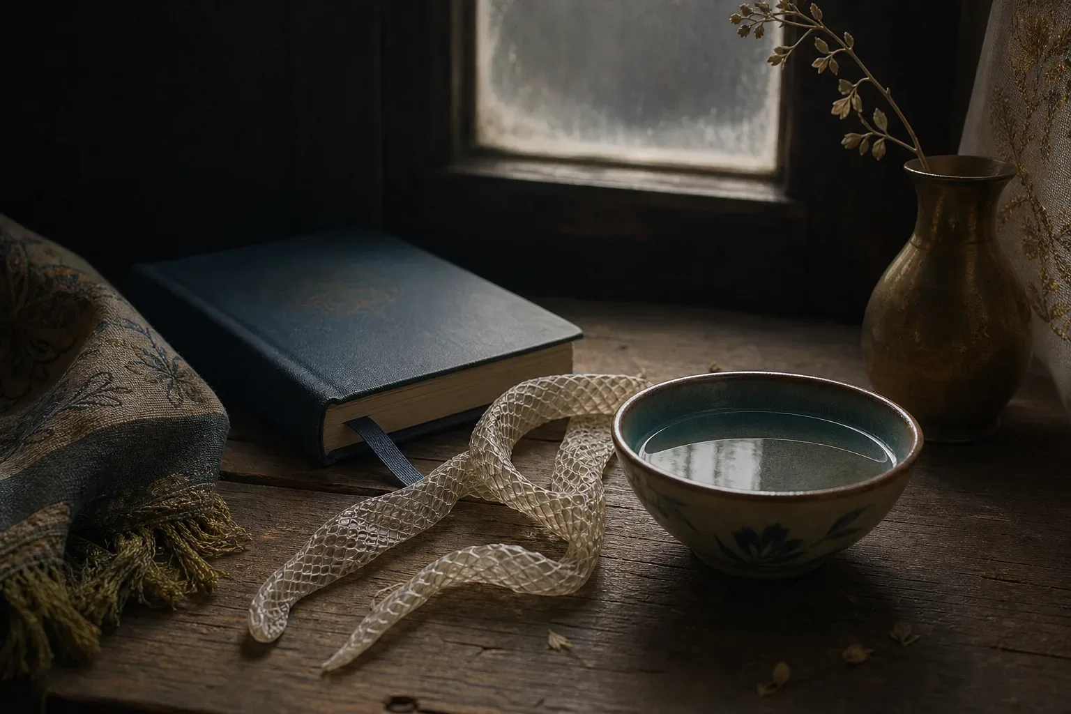 Symbolic still life: Rüyada yılan görmek